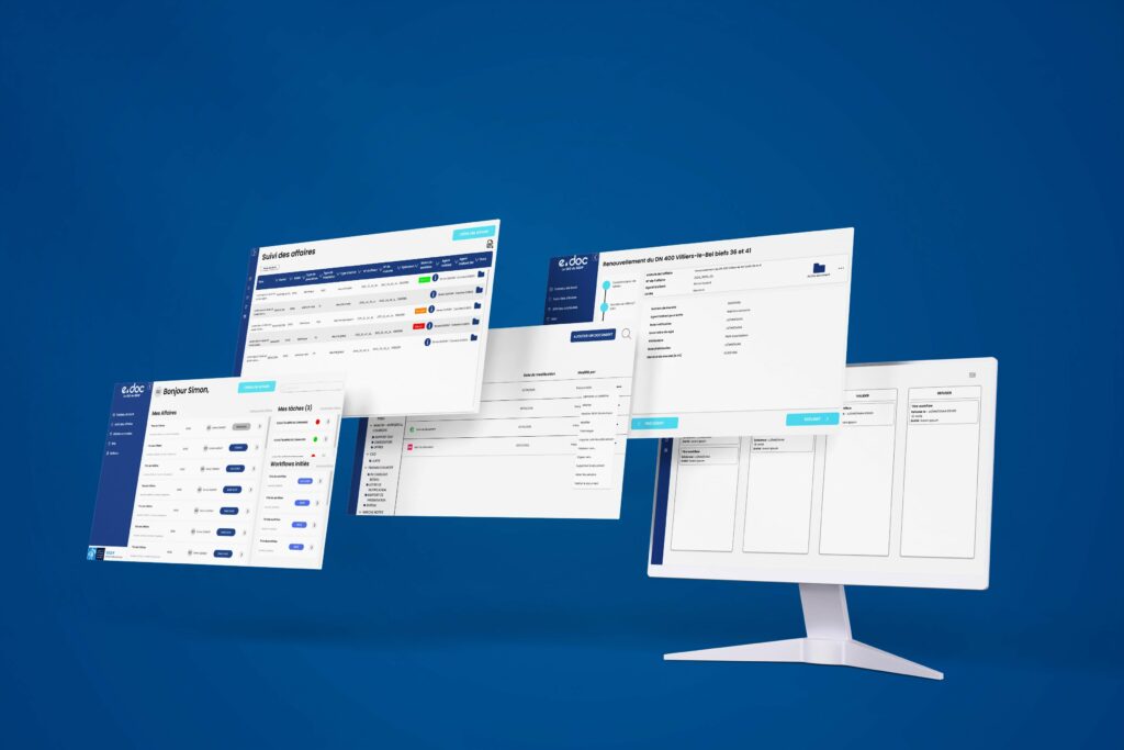 Interface ux ui design SEDIF